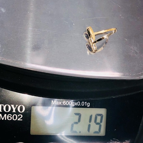 14k solid gold Not Plated Free Appraisal Best gift promise ring Custom made ring - Picture 3 of 4